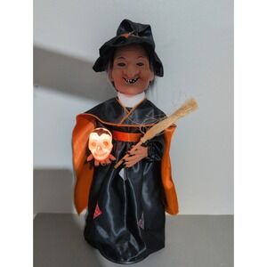 Vtg‎ 1990 Telco 18" Witch Motionettes of Halloween-Works  Lights and Sound